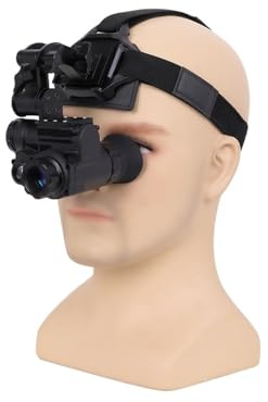 Nachtsichtgerät, NVG10 Helm-Nachtsichtbrille, 1920 x 1080p, grün, taktisches Kopf-Nachtsicht-Monokular, IP66-Nachtsichtgerät(Nvg10 Mount)