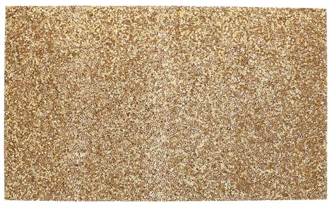 POPETPOP Tapis à Ongles Professionnel en Résine Pierre Précieuse Or avec Coussin Repose-mains Brillant pour Sessions de Manucure et Décorations de Mariage Élégantes