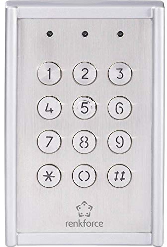 Renkforce 751624 Codeschloss Aufputz IP65 mit beleuchteter Tastatur