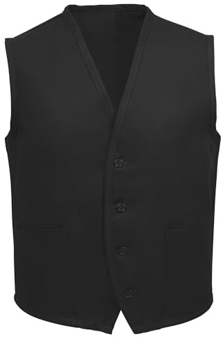 FAME 2 Pocket Unisex Vest - V65 - Black/LG (WFA23325BKLG)