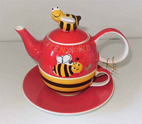 Cha Cult Tea for One Keramik Biene 0,4 / 0,2l Spülmaschinenfest