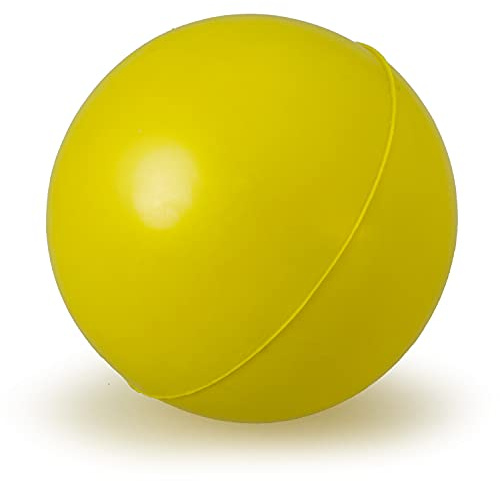 Arquivet Palla in gomma morbida per cani 5 cm - Giocattoli e accessori per animali domestici - Divertimento ed esercizio canino - Gioca con il tuo animale domestico - Giallo