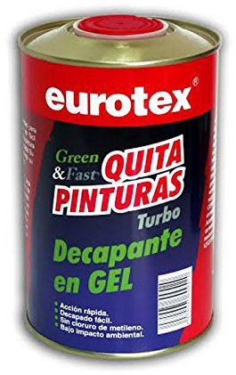 Decapante quitapinturas ecológico en gel de la marca Eurotex - 750 ml -