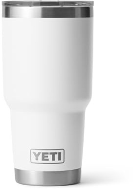 YETI Rambler 30 oz Stainless Steel Vacuum Insulated Tumbler w/MagSlider Lid, White