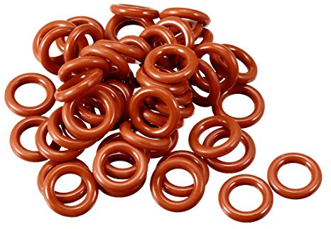 sourcing map 50 Stück O Ringe 10x6x2mm Dichtungsringe Rund Gummi Dichtung O Ring Seals NBR Unterlegscheibe für Wasserhahn Spülventile Waschbecken Duschablauf Hydraulik Rohrschlauch