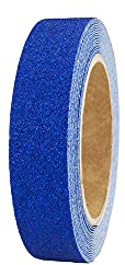 AnTina TAPES® blaues Grip-Tape Anti-Rutsch-Band für Innen- & Außenbereiche, rutschfestes Klebeband & Sicherheitsband, stark selbstklebend (2,5cm x 6m, Blau)