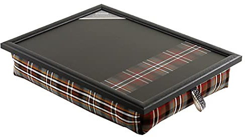 Andrews Living Plateau avec coussin Motif tartan Scott Weathered Stripe