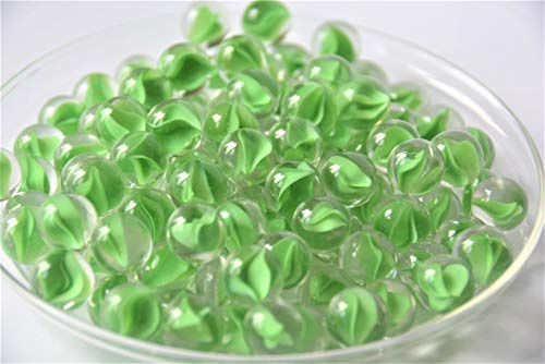 hochwertige Murmeln aus Glas, Ø ca. 16 mm, 100 Stück (grün, 121 3116)