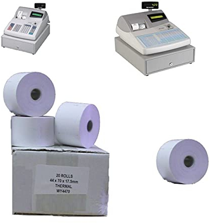 Rolls to Fit Sharp XE-A301, Sharp XEA301, Sharp-301, Sharp ER-A410, Sharp ERA410, Sharp-410, Sharp ER-A420, Sharp ERA420, Sharp-420 Cash Register