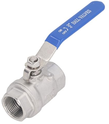 Vollanschluss-Kugelhahn, 3/4-Zoll-Kugelhahn Mit Innengewinde, Edelstahl 1000 WOG-Wasserkugelhahn Für Wasser, Öl, Gas