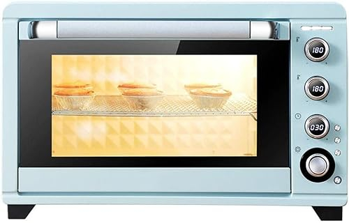 Backofen Minibackofen Heißluftfritteuse Mini-Ofen, 45-Liter-Konvektionsofen mit großer Kapazität, Elektroofen, 4-lagiger Grill-Grillofen, Pizzaofen, Happy Life Toaster-Ofen, Luftfritteuse,