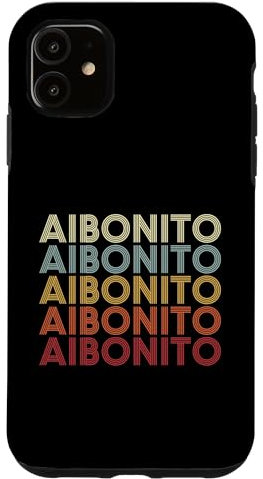 Hülle für iPhone 11 Aibonito Puerto Rico Aibonito PR Vintage Text