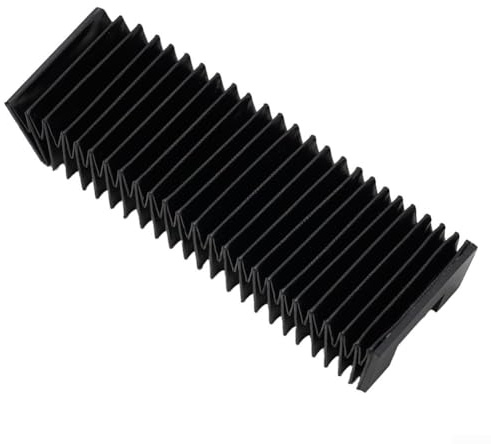 HGR20 Faltenbalg-Linearführungsschiene, CNC-Staubschutz, gedehnte Länge, flexibles Teleskop-Design, glatt und strukturiert (gedehnte Länge 500 mm)