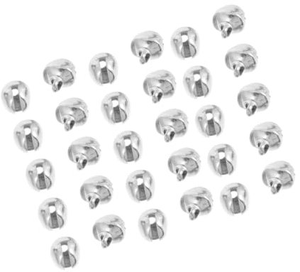 VILLFUL 600 Stück Mini Weihnachtsglöckchen Eisen 6 Mm Kleine Jingle-Glocken Bastelglöckchen Für DIY-schmuck Ornamente Heimdekoration