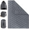1TG Tactical Wearable Camping Blanket, Lightweight Waterproof Thermal Camping Quilt with Snap Buttons, Packable for Office, Outdoor, Hiking, Beach, Car-Machine Washable(M -190x132CM L-158x208CM)