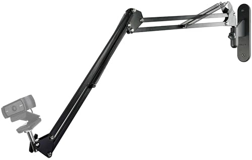 AYIZON Upgraded Webcam Wall Mount Holder Stand for Logitech C920 C922 C930 StreamCam C925e C615,MX Brio,Brio 4K, Brio 500 Webcams