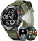 MEGALITH Smart Watch Men Tracker: 110+ Sports Modes with Phone Function - Fitness Smartwatch LED Torch IP68 Waterproof (No GPS)