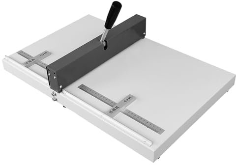 XDTKJDZ Paper Card Creasing Machine, A4 Paper Letter Folding Machine, Creasing Length A4 360 Mm, Creasing Thickness 70g-500g, for Precise Scoring and Creasing