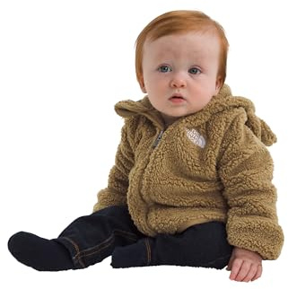 The North Face Baby Campshire Full Zip Hoodie, Teddy Brown, 6 Months