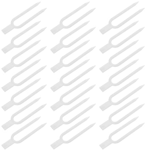 Hohopeti Forche di Plastica per Piante Rampicanti Morsetti Fissi e Spilli per Piante da Interno Forniture da Giardino per Fragole Clip di Fissaggio Resistenti al
