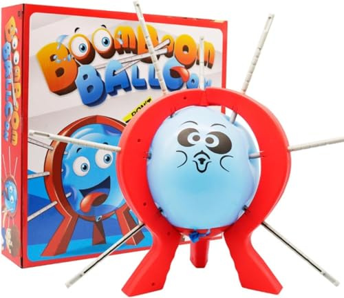 Aoaoy Gioco di Palloncini Scoppiati, Giocattoli Interattivi Tavolo Bastoncini per Bambini Adulti, Giocattoli Raccolta Famiglie Genitore-figlio, Gioco Pop Boomboom Ingannevole Feste Compleanno