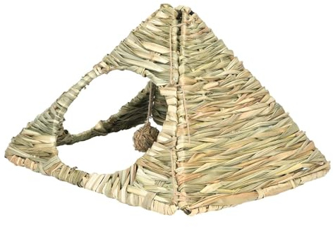 Ziociura Conejo Refugio Césped Casa Plegable Cómoda Cama Juguete de Hecha a Mano Adecuada para de Hámsters y Decoración Hogar32cmx33cm