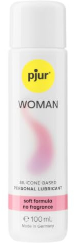 pjur WOMAN (100ml) - Gleitgel für Frauen auf Silikonbasis - für prickelnden Sex und längeren Spaß - optimal für empfindliche Haut