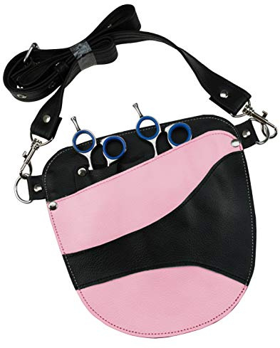 Friseur - Werkzeugtasche Farbe: pink Echt Leder
