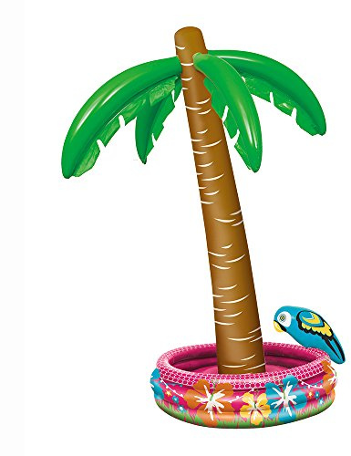 Unique Party 62747 - Large Palm Tree Inflatable Drinks Cooler