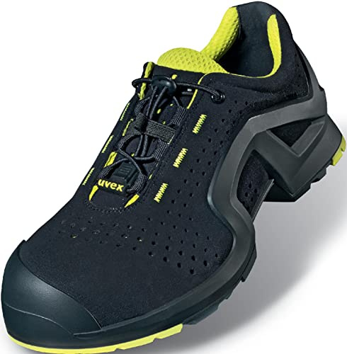 Uvex Sicherheitshalbschuh/Arbeitsschuh 8514 S1P, Schwarz/Lime