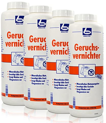 Dr. Becher Geruchsvernichter 750g beseitigt üble Gerüche (4er Pack)