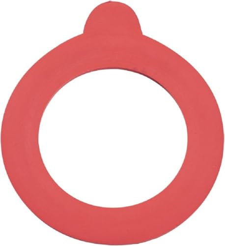 Leifheit Pièces de rechange, bagues caoutchouc de rechange pour bocaux à étrier métallique 255 et 370ml, lot de 6, pour bocaux de conserves, adaptés au bocal Leifheit 255 et 370 ml codes 3191 et 3192