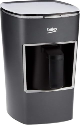 Beko BKK2300 Turkish Coffee Machine | Automatic Coffee Maker | 1–3 Cups | CookSense Anti-Overflow | One-Touch Operation | Compact Design | Black