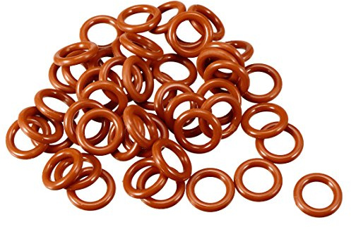 sourcing map 50 Stück O Ringe 11x7x2mm Dichtungsringe Rund Gummi Dichtung O Ring Seals NBR Unterlegscheibe für Wasserhahn Spülventile Waschbecken Duschablauf Hydraulik Rohrschlauch