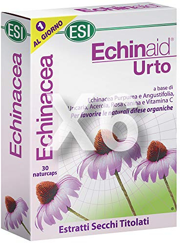 ESI - ECHINAID URTO 30 NATURCAPS - 6 CONFEZIONI - efficace, naturale, benessere quotidiano - [KIT CON SAPONETTA NATURALE QUIZEN IN OMAGGIO]