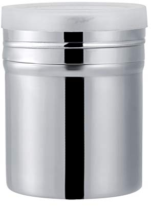 Zerodis Saupoudreuse à Epices en Acier Inoxydable Distributeur Poudre Shaker Chocolat Tamiseur pour Farine Fine Sucre Cacao Utensiles de Cuisine(M)