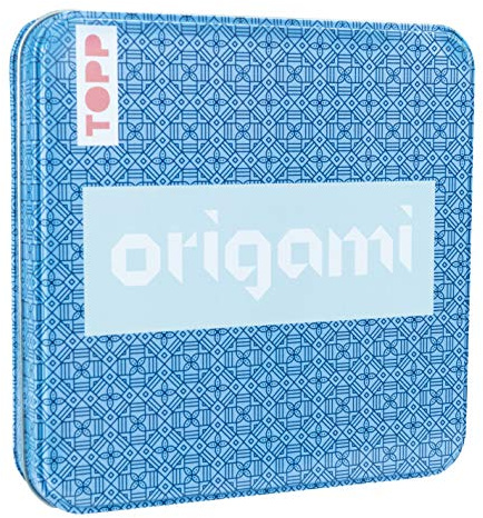 Origami Faltblätter mit Designdose (Ornamente): 150 Faltblätter (15x15 cm, 80 g/m²) in 5 Ornament-Designs mit Anleitungen für 10 Modelle (Origami Blöcke / Faltblätter)