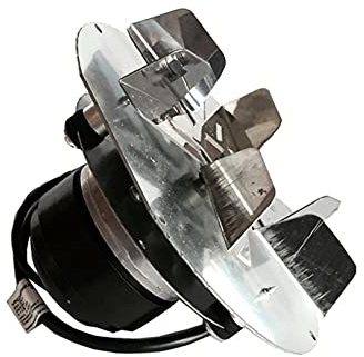 ERICAMBI, Extracteur de fumée pour poêles à granulés avec moteur ECOFIT 2RECA3 et turbine en acier AISI 430, ventilateur H 25 mm Ø 150 mm, puissance 27 W, équipé d'un codeur