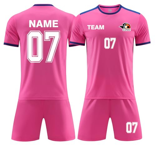 LAIFU Benutzerdefinierte Fußballtrikots Erwachsene Männer und Frauen Anzug Unterstützung Jeder Name Nummer Logo