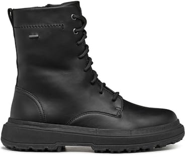 Geox Stivaletti da donna D Lamidie + Grip ABX, Nero, 40 EU