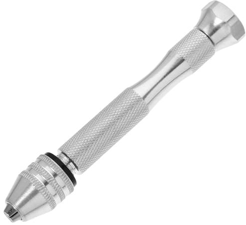 BESTonZON Stiftschraubstock Mit Schwenkkopf Aluminiumlegierung Handbohrer-werkzeug Für Bohrer Zum Einspannen Von Präzisionsbohrern Und Rotationswerkzeugen Geeignet Zum Bohren Von Holz Kunsts