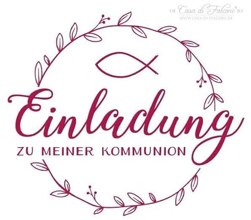 Stempel zur Kommunion (Einladung zur Kommunion, Fisch)