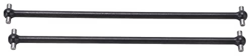 BONKZEBU Eje de Transmisión de Coche Teledirigido de Metal de Acero, Longitud Total de 140mm y 130mm para Losi Lasernut U4 1/10, Piezas de Mejora de Coche RC