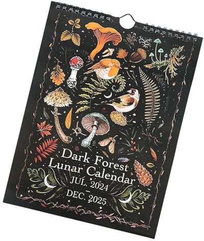 Tierkalender Mit Haken | Wandkalender 2025 | Lustige Kreaturen Kalender 2024-2025 | Mit Kalender Für Wandmontage Mit Pflanzenmuster Mit Haken Wasserdicht
