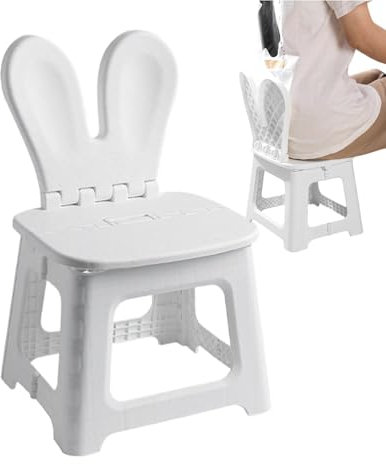 Tritthocker für Kinder, Hasen-Dinosaurier-Stuhl, ausklappbarer Stuhl für Kinder, Sitzhocker, Kinder-Tritthocker, dekorativer Tritthocker, Faltbarer Stuhl für Kinder, Rückenstützhocker,