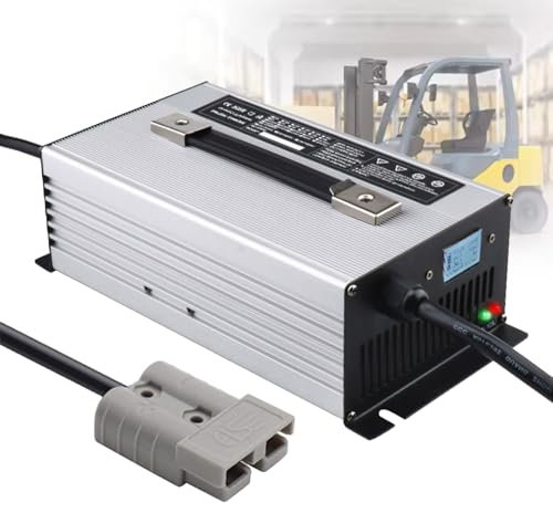HYDTGZ Chargeur de Batterie au Plomb 48 V Chargeur de Batterie 48 V 25 A avec Prise Anderson 50 A/120 A/175 A/350 A pour Chariot Élévateur Électrique, Gerbeur, Autolaveuse, Voiturette Golf,B,175A