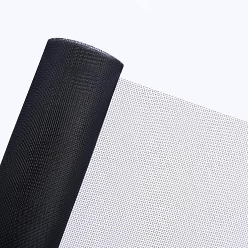 Ailinscn Moustiquaire Fenêtre, 120 x 1500 cm, 304 Écran en acier inoxydable haute transmission de lumière, ultra clair, pour portes, fenêtres, patio, porche et piscine