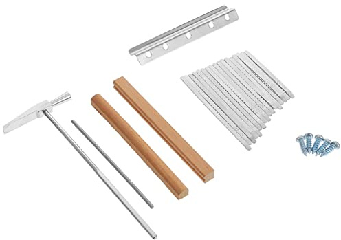 ibasenice Kalimba-tasten Tasten-daumenklavier Kalimba-teile Aus Holz Und Stahl Zubehör Mit Stimmschlüssel Für Einfachen Austausch Und Reinigung