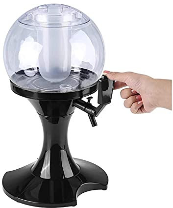 SHOUKAII Dispensador De Cerveza Dispensador De Bebidas Torre De Bebidas, Dispensador De Cerveza Esférico for Fiestas, con Tubo De Hielo Extraíble, for Bar Fiestas En Casa Restaurante Buffet