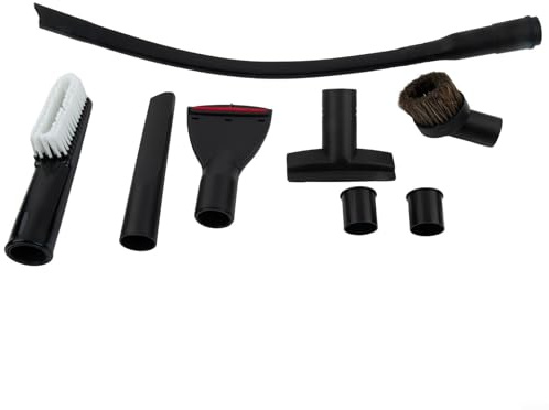 EXTRWORY Kit d'accessoires pour aspirateur avec suceur plat pour Karcher WD5 pour nettoyer les coins et les petits comptoirs 35 mm